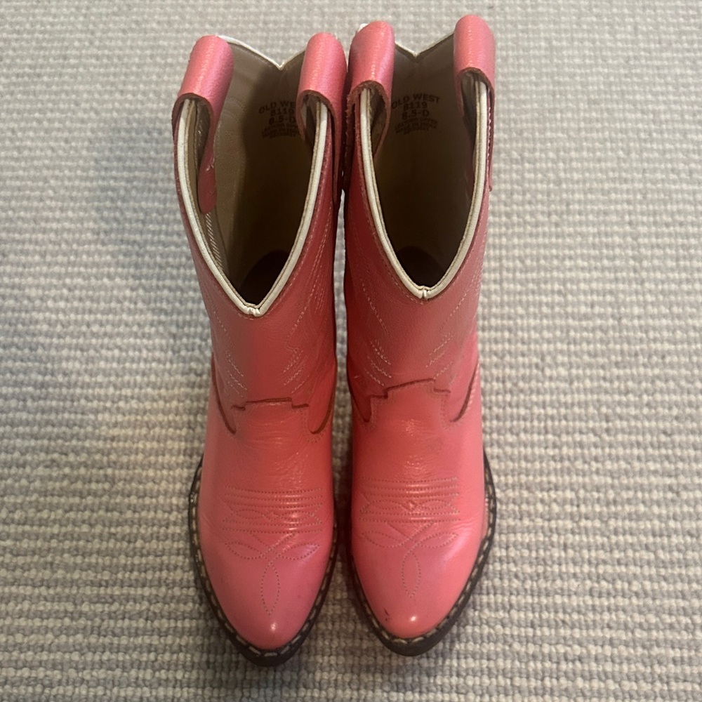 Old West Pink Western Cowboy Boots Toddler Girl